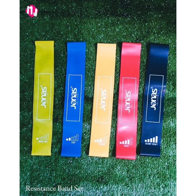 Karet Olahraga Kaki Jonas Elastis / Rasistance Band Set / Resistance Band Futsal Sepakbola