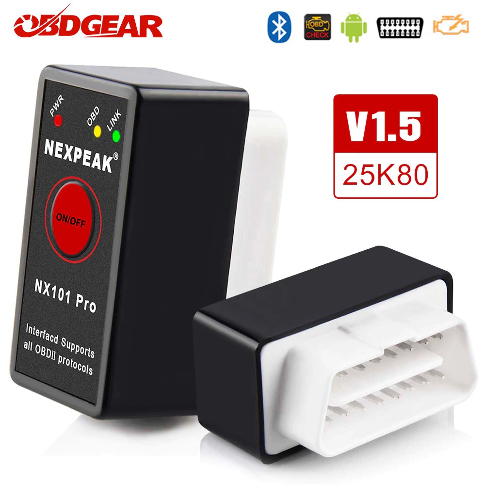 IMPORT OBD2 ELM327 Bluetooth pic18f25k80 OBD2 Car Scanner ELM 327 Mini V1.5 OBD2 Scanner OBD Elm327