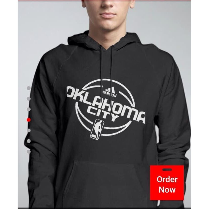 HE366 Jaket Hoodie Sweater Jumper Oklahoma City Thunder Basket NBA