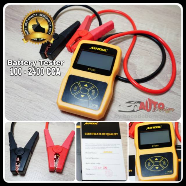 AUTOOL BT360 Alat Uji Aki Accu Kendaraan 12Volt