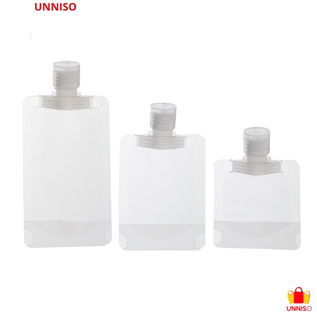 UNNISO-Travel Pouch Kantong Sabun Lotion Cair Plastik TP5