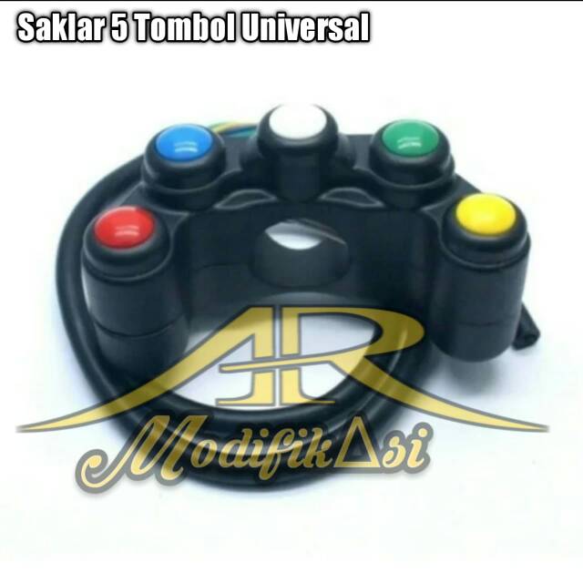 Saklar Domino 5 Tombol Universal