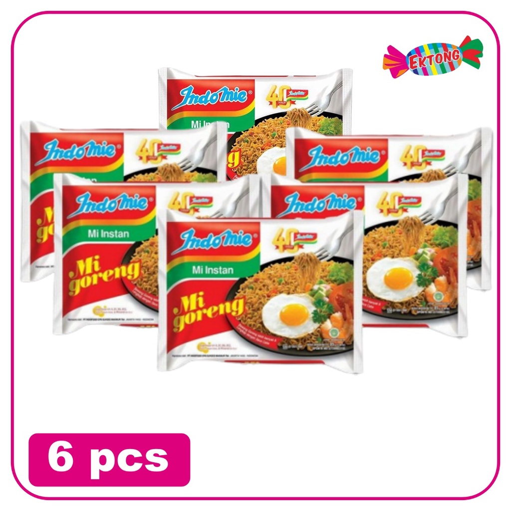 

Indomie Goreng Original 80g (6 pcs)