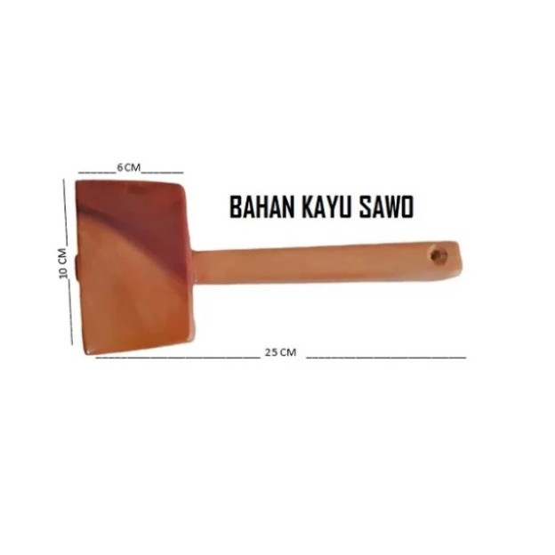 Palu Kayu Ganden Palu Ukir Kerajinan Kulit Leather Carving Wooden Mallet