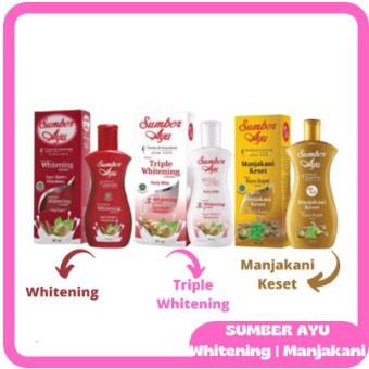 ✨SHASYA✨SUMBER AYU PEMBERSIH KEWANITAAN DAUN SIRIH [ MANJAKANI KESET [ PEARLY WHITE [ CLEAR WHITE [ EXTRA KAYU RAPET DAN MANJAKANI UK 90 ML BEST SELLER PRODUCT