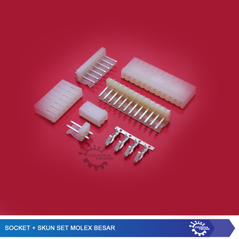 Skun Set Molex Besar  + Socket