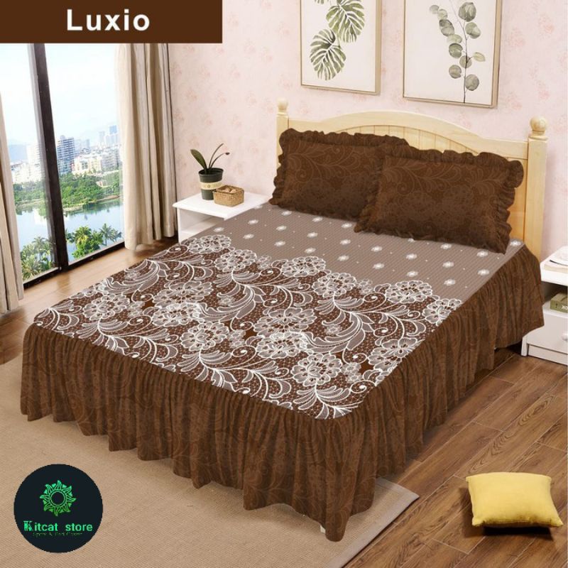 Sprei Rumbai Lady Rose 180x200 Luxio king