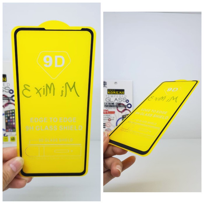 Tempered Glass Xiaomi Mi Mix 3 Full Lem &amp; Full Screen/ ANTI GORES Xiaomi Mi Mix 3