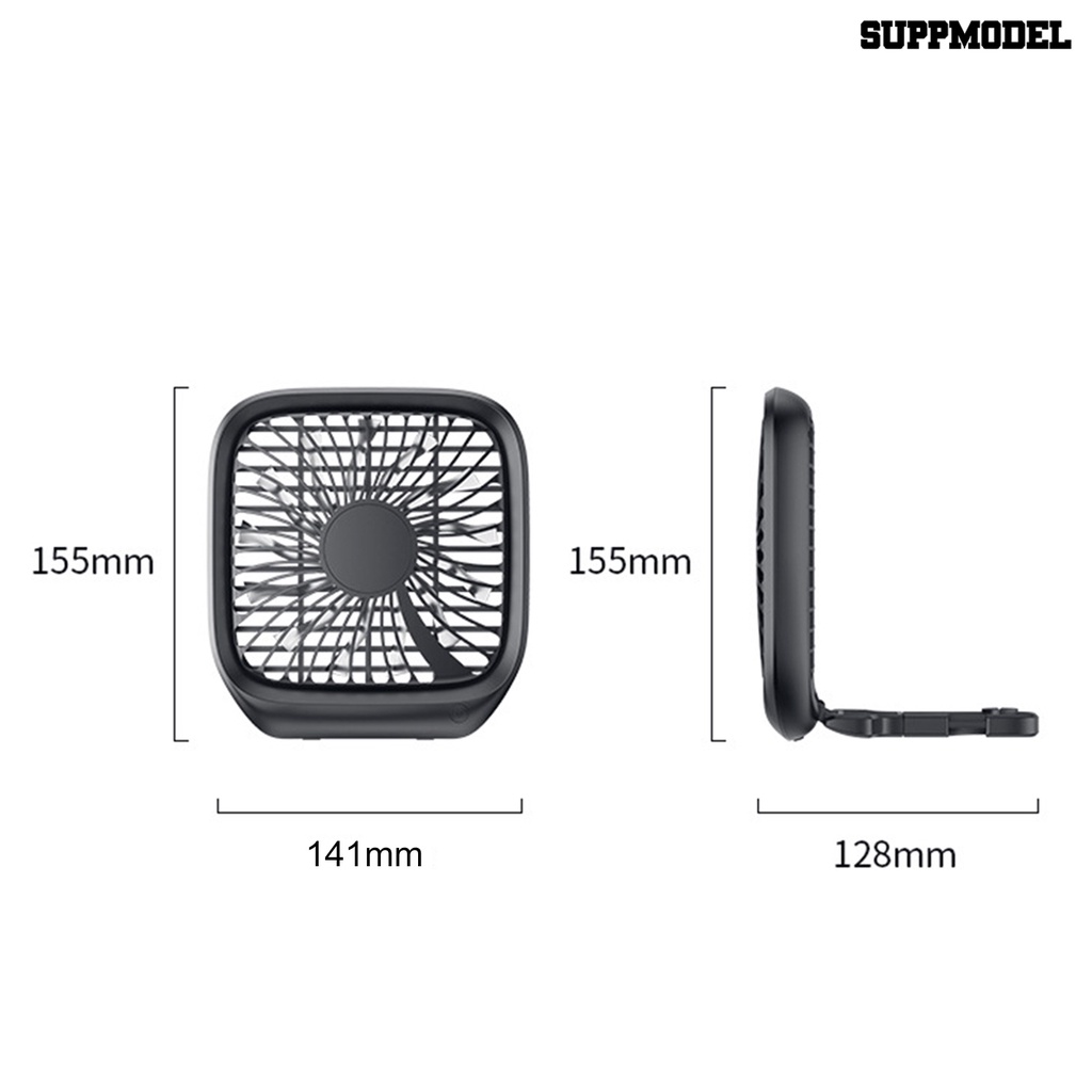 Kipas Angin Belakang Jok Mobil Bahan ABS Ringan Rechargeable Untuk Musim Panas