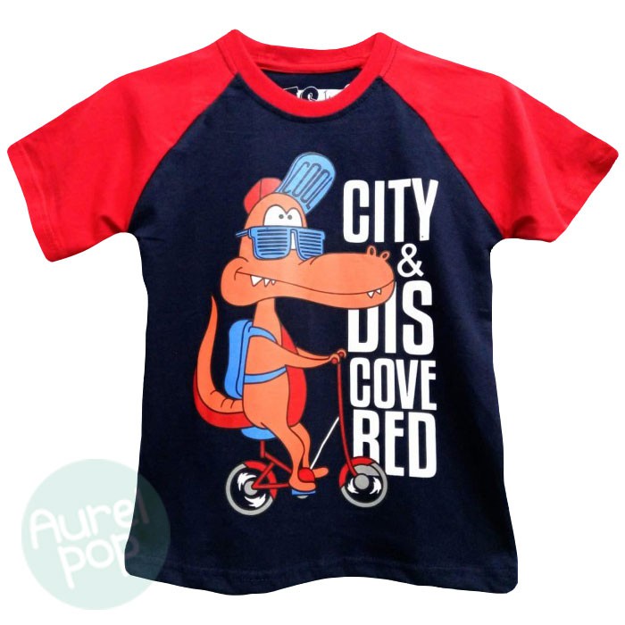 KAOS ANAK LAKI-LAKI | Cool croc city and discovered