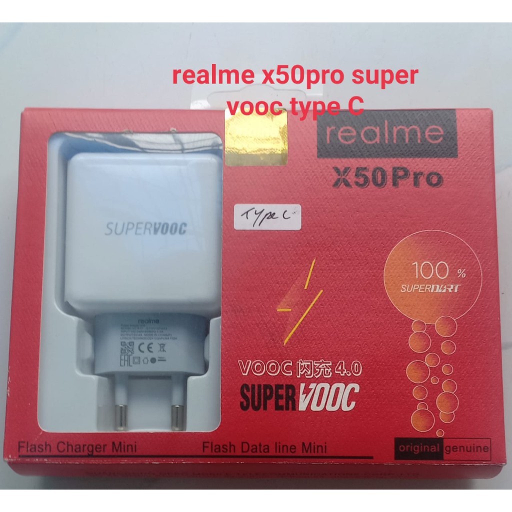 Charger Realme X50Pro super vooc