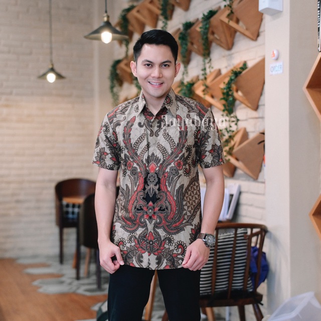 Best Seller Kemeja Batik Pria Slimfit Jayabayabatik Arga Iii MBNznosX5XLXJ