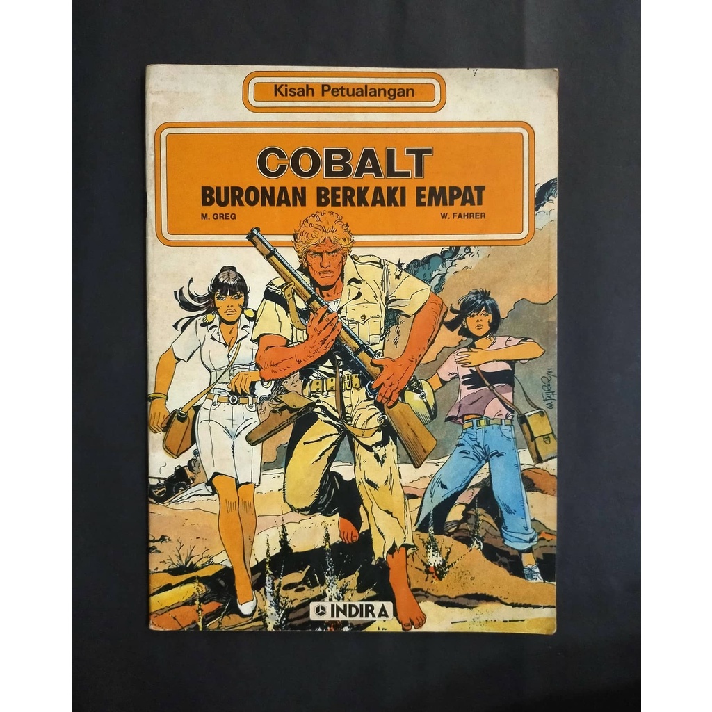 Buku Komik Kisah Petualangan Cobalt Buronan Berkaki Empat