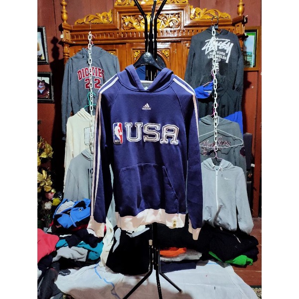 HOODIE VINTAGE ADIDAS X TEAM USA NBA SECOND