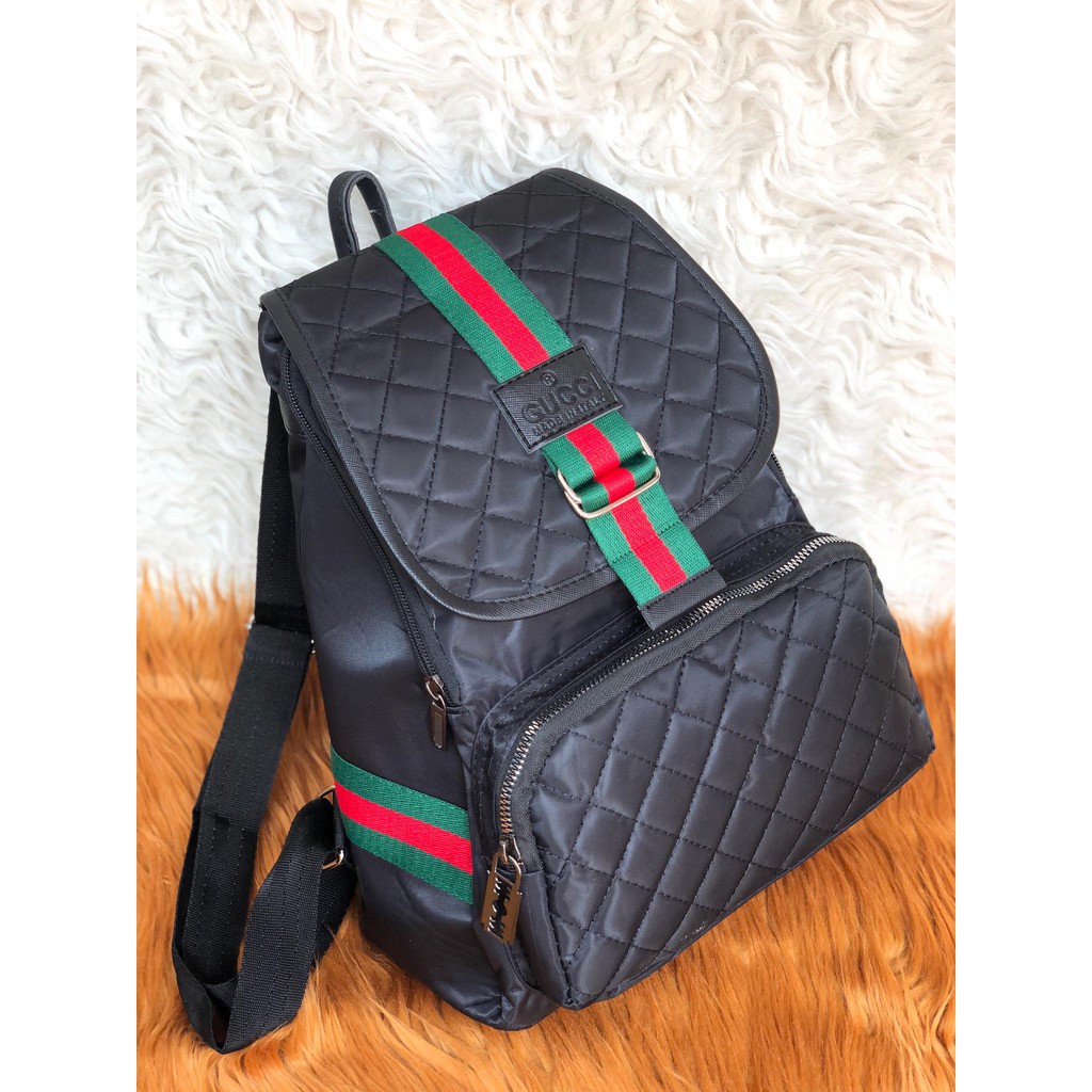 RANSEL WANITA BACKPACK PARASUT IMPORT KANTONG DEPAN TAS BATAM