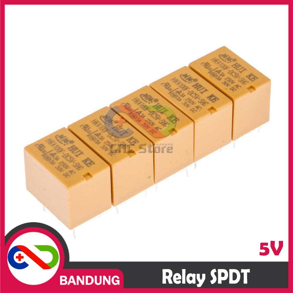 RELAY SPDT 1 CHANNEL 5V JRC-21F 250VAC 30VDC 3A