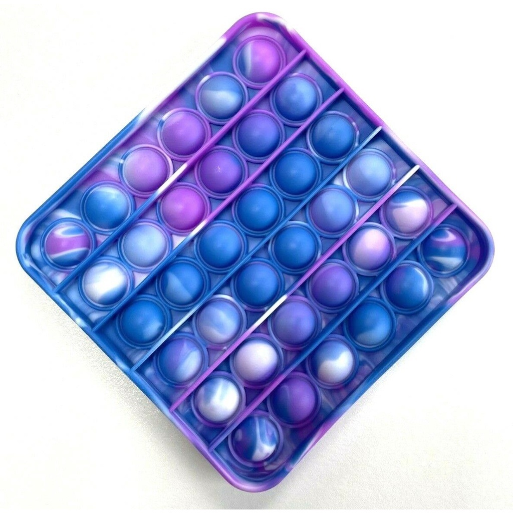 mainan pop it popit pencet-pencetan silikon bayi murah | mainan stimulasi bayi|  Mainan Sensori Anak-Galaxy Square