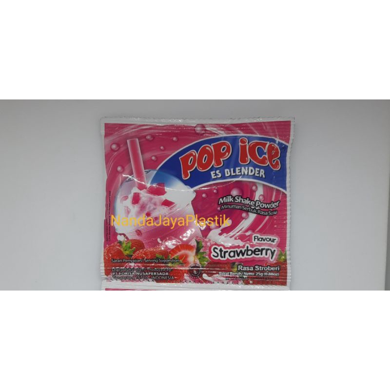 Jual Pop Ice Strawberry Pcs Shopee Indonesia