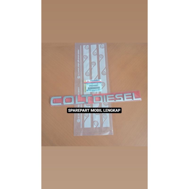 EMBLEM COLT DIESEL / LOGO COLT DIESEL ORIGINAL MITSUBISHI KM004885