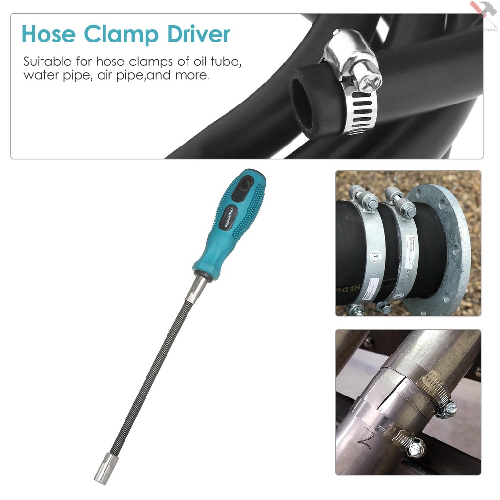 Flexible Kunci Pas Fleksibel Ukuran 7mm Anti Slip Untuk Alat Pertukangan
