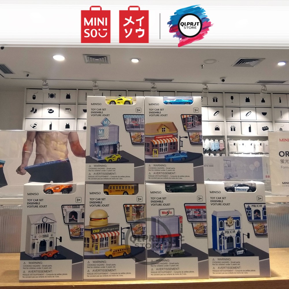 Pajangan Mainan Keren Toy Car Set By MINISO Japan