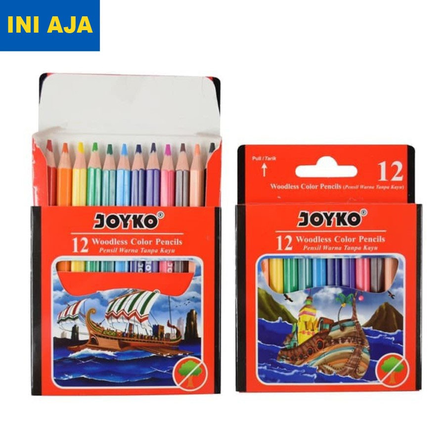 

Pensil Warna Joyko CP107 isi 12 pendek Pensil Mewarnai Menggambar