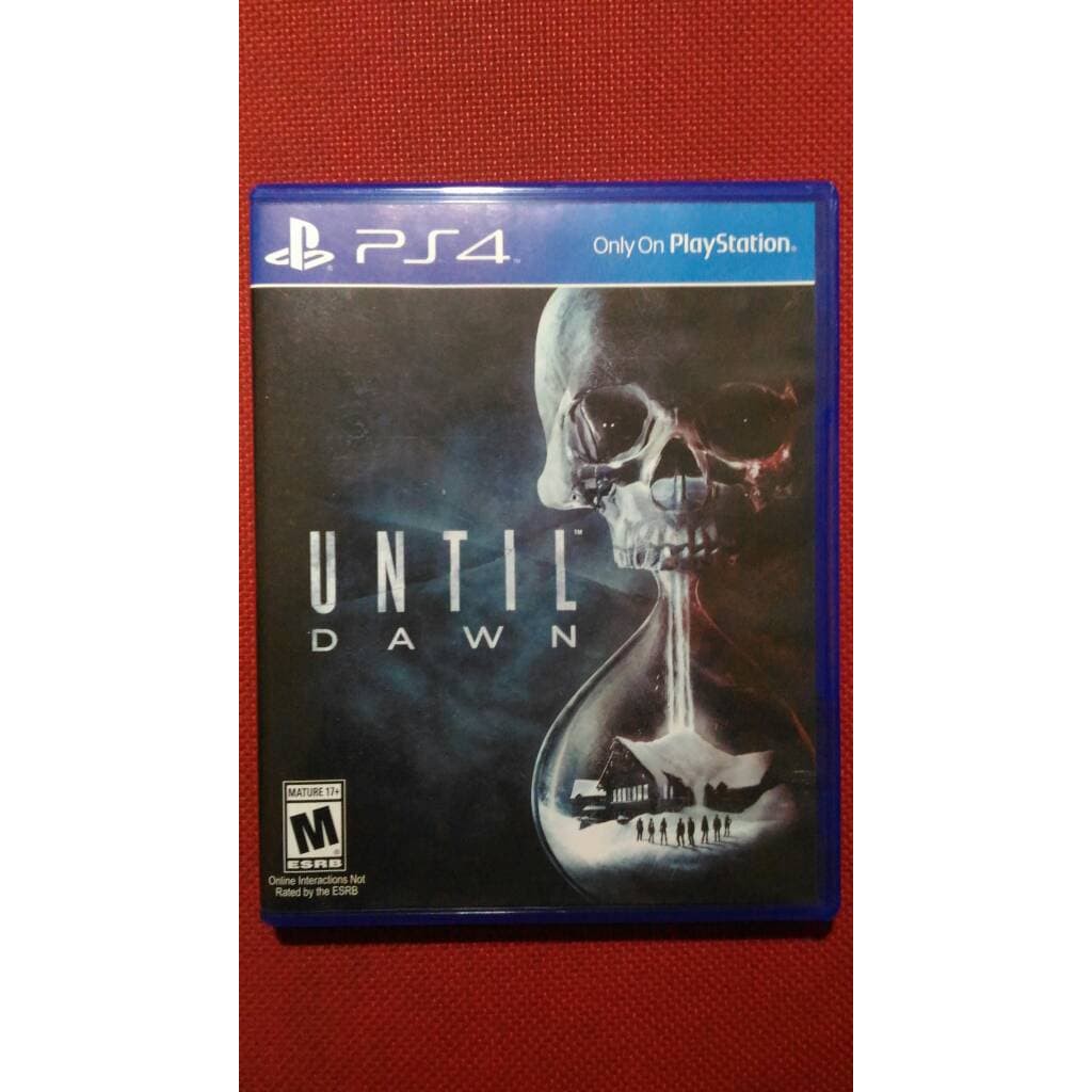 kaset game bd ps4 ps 4 playstation 2nd bekas second used preowned seken until dawn