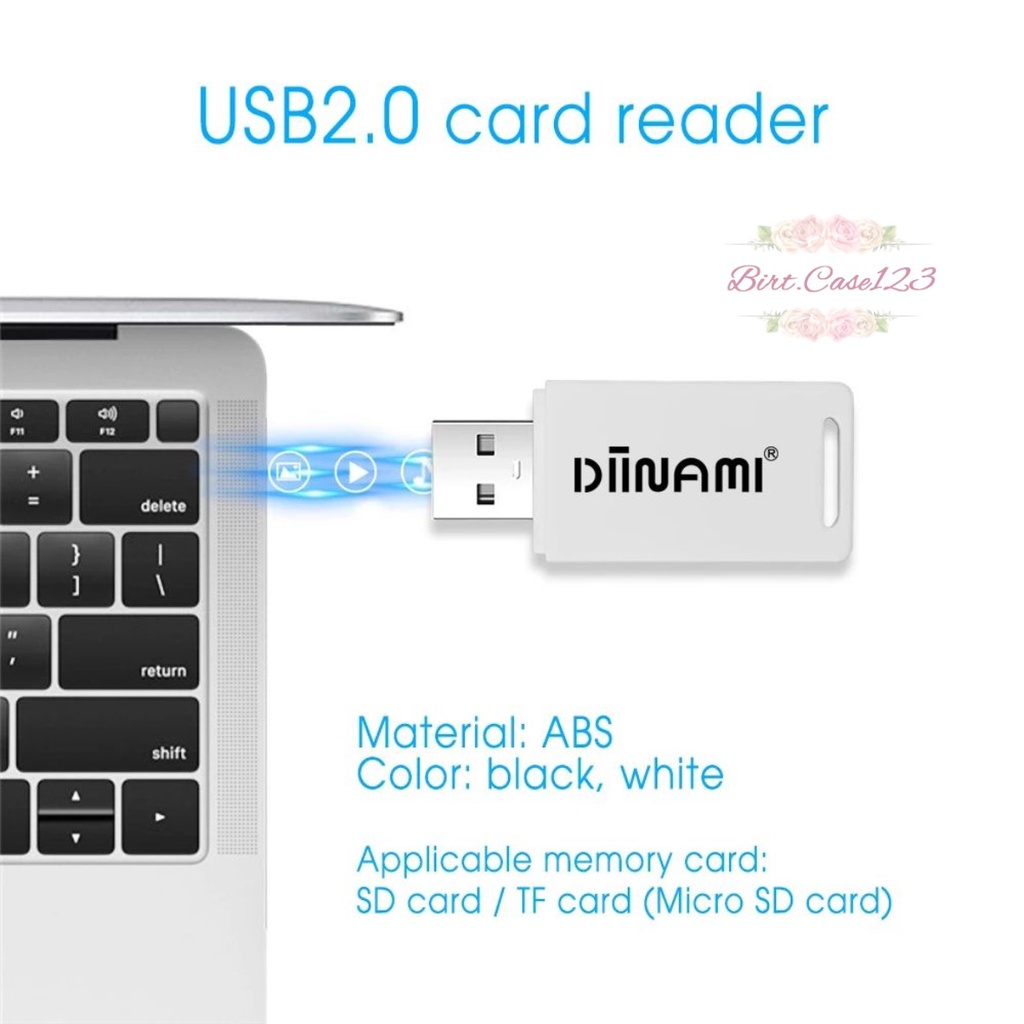 Card reader DIINAMI sd card &amp; Micro sd card high speed fast translit data usb 2.0 all in one for smartphone &amp; tablets BC6080