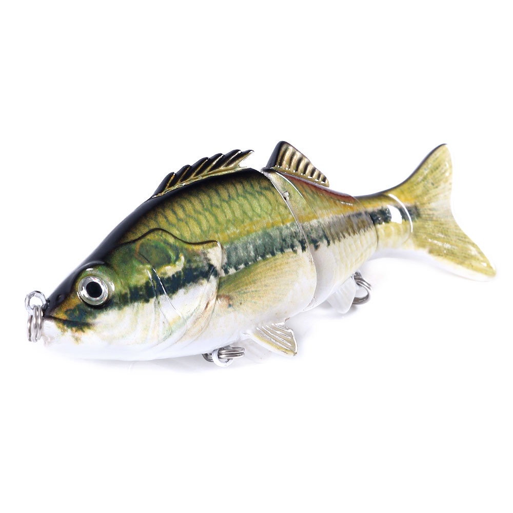 HENGJIA 1PCS Wobblers uMpan Pancing Fishing Lures 10cm 18g Artificial Multi-section Bait Trolling Hard Bait Minnow Carp Crankbait Fishing tackle