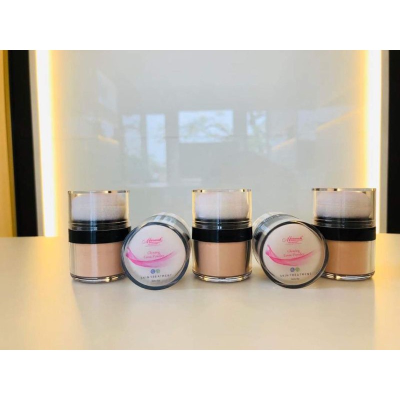 GLOWING LOOSE POWDER// WAJAH GOWING// MENYERAP MINYAK// GLOW UP//MARWAH SKINCARE//MARWAH GLOWING