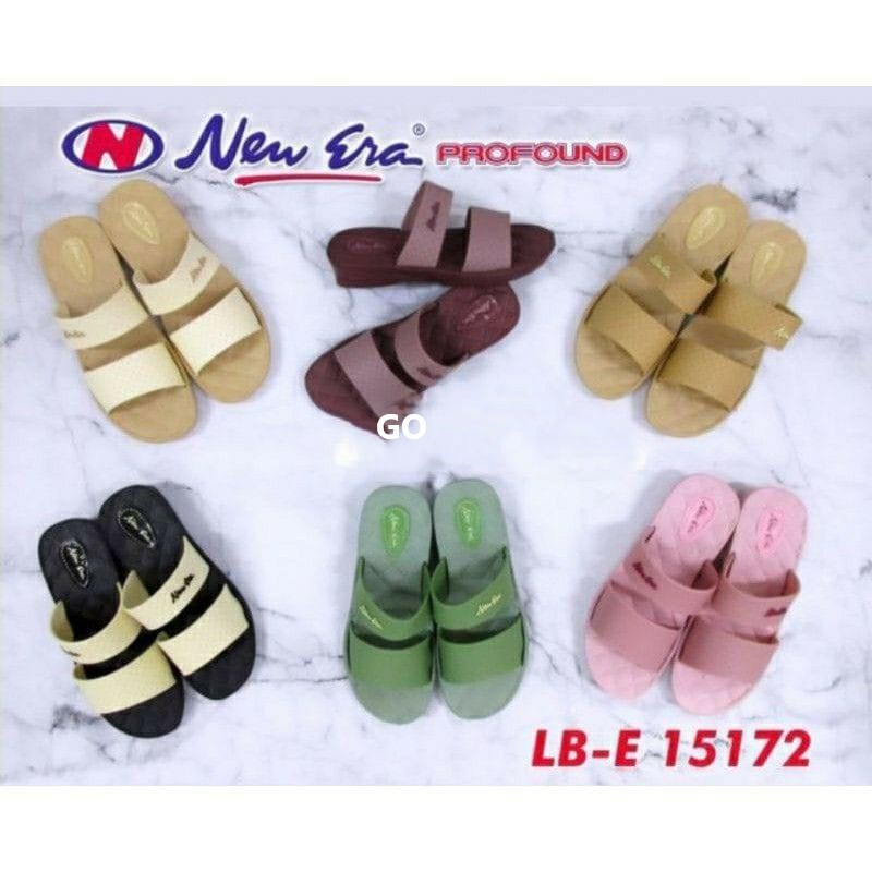 BB NEW ERA LBE 15172 sandal wanita slip on sandal casual wanita 37-41