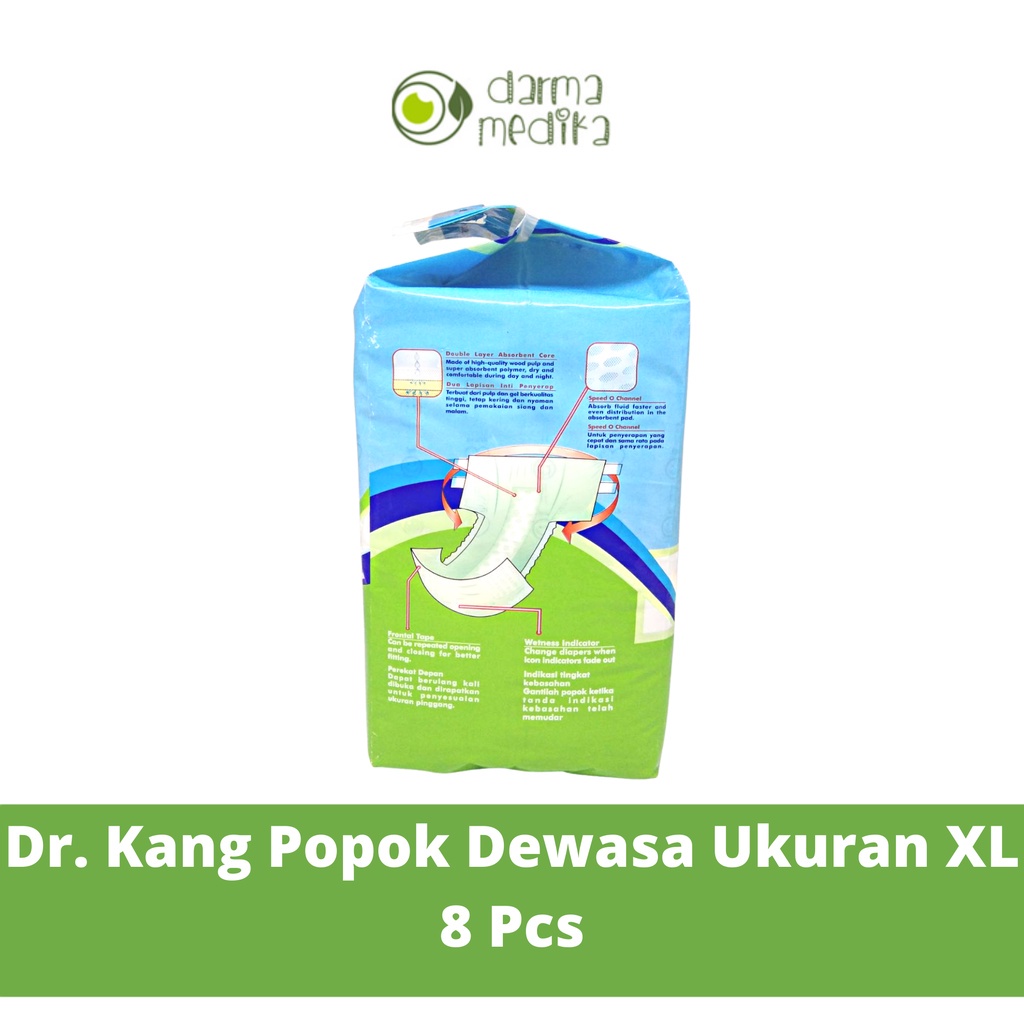 Dr. Kang Adult Diapers XL isi 8 pcs