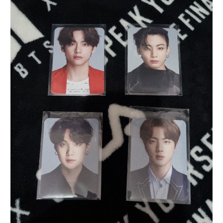 PHOTOCARD DICON BTS TAEHYUNG V JUNGKOOK YOONGI SUGA JIN / ID PHOTO SEASON GREETING 2019 BTS SUGA YOO