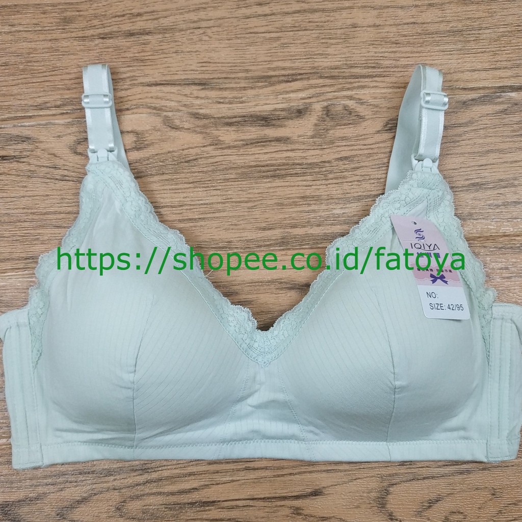 Bra BH Menyusui Import Premium Busa Tanpa Kawat-HIJAU