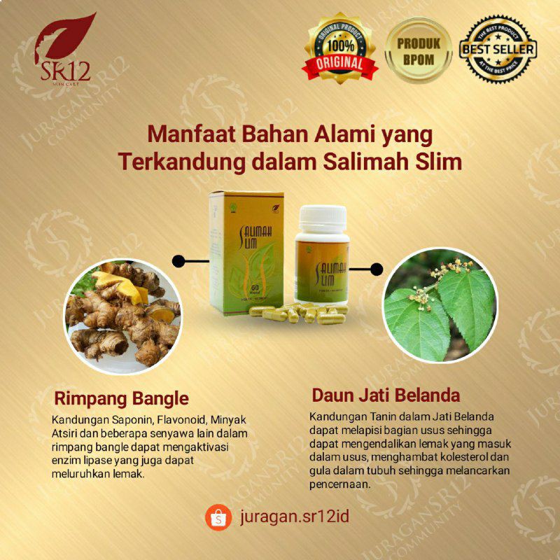 PAKET JOINT MARKETER - SALIMAH SLIM SR12 VICO VCO KAPSUL SR12