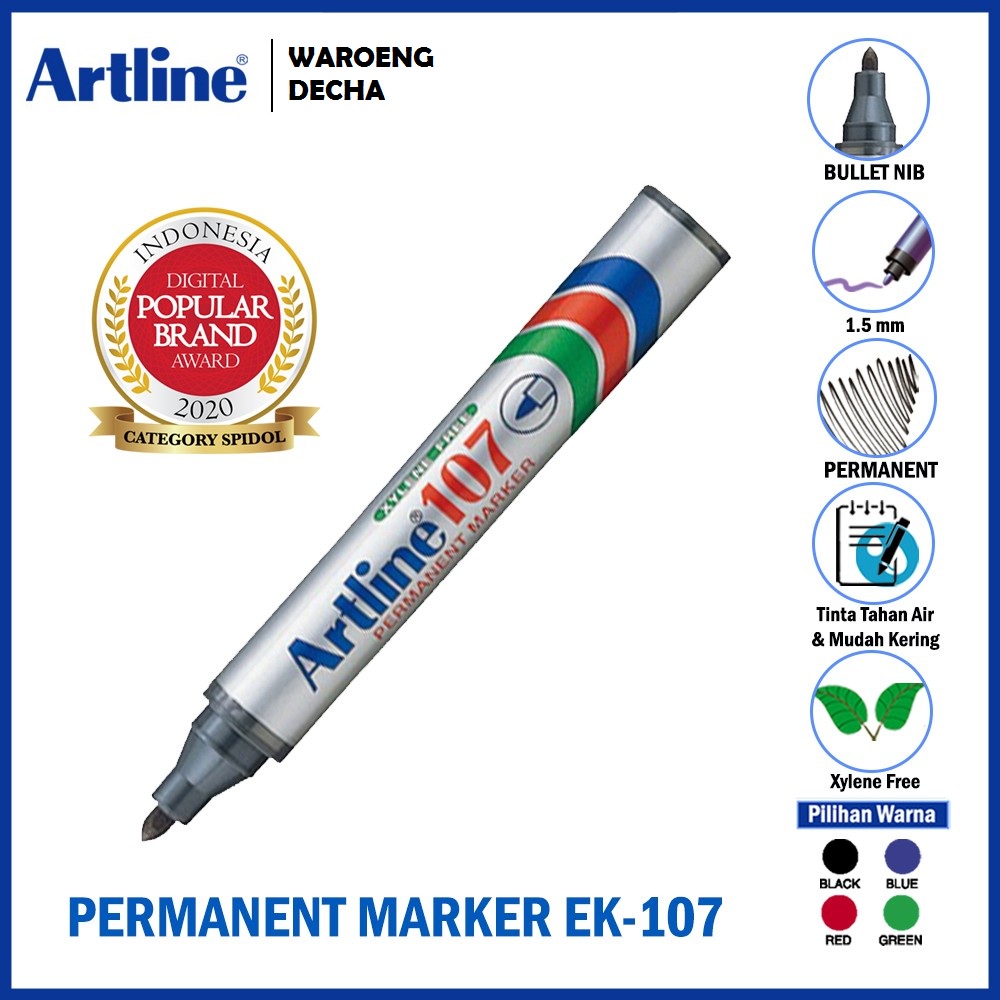 

SPIDOL PERMANEN Artline 107 Marker Clip EK-107