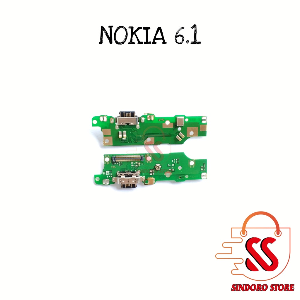 Konektor Charger Nokia 6.1 USB Papan Cas Mic Pcb Board