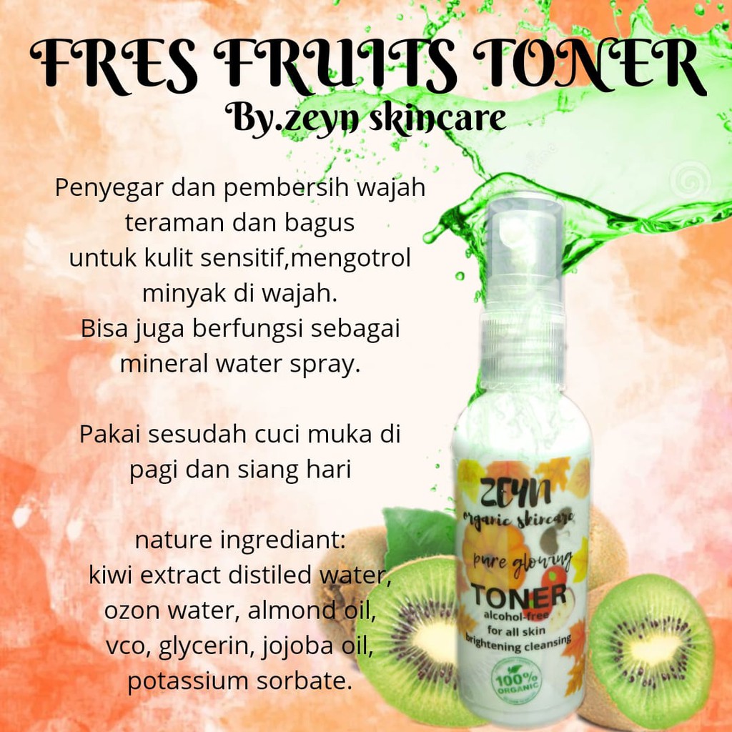 Toner Organik Zeyn Organic Skincare