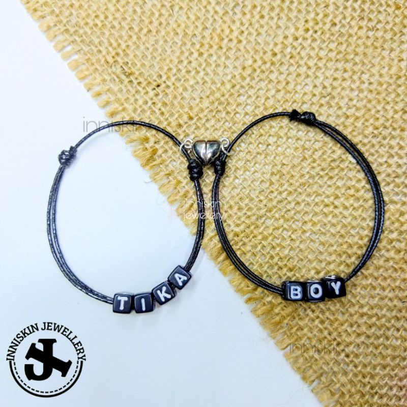 Gelang Couple Love Magnet / Gelang Magnet Love / Gelang Pasangan / Gelang Magnet Sahabat / Gelang Magnet Love / Jewellery