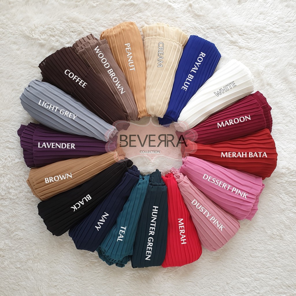 HIJAB PASHMINA PASMINA PHASMINA PLISKET PLEATED SHAWL HEAVY CHIFFON CRINKLE CRINCLE PRISKET - A30-2