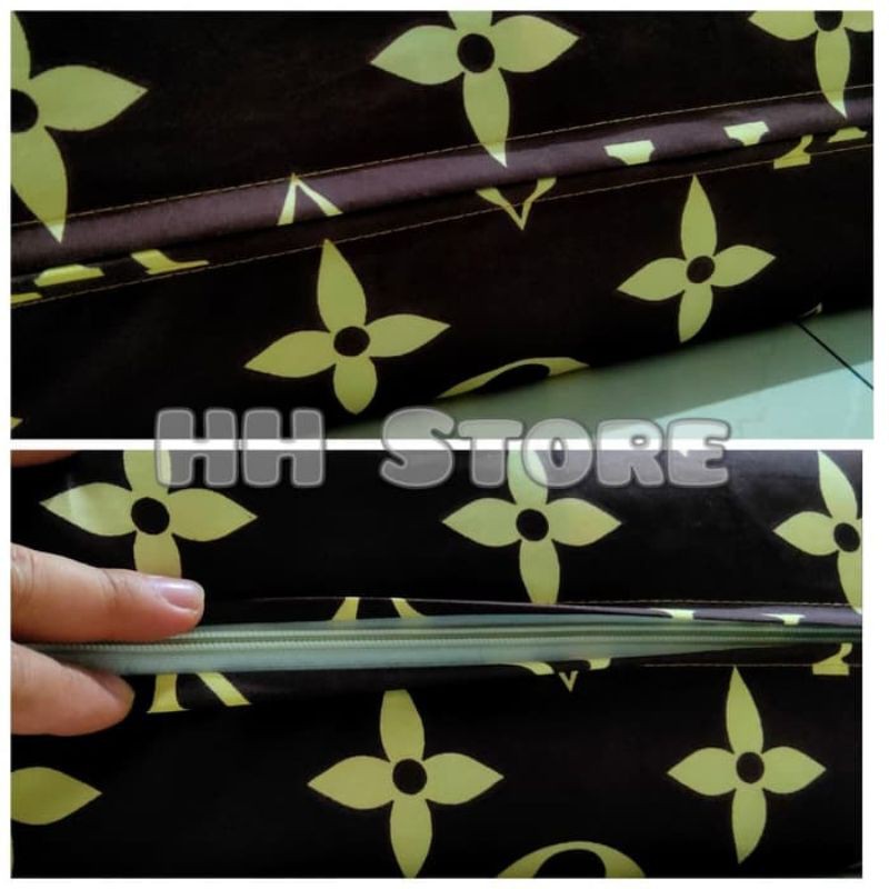 Sarung Kasur Busa Resleting 90x200x15 cm Urung Kasur Sprei Re Sleting