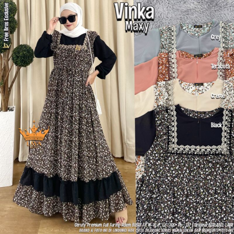 Vinka Maxi Dress Ceruty