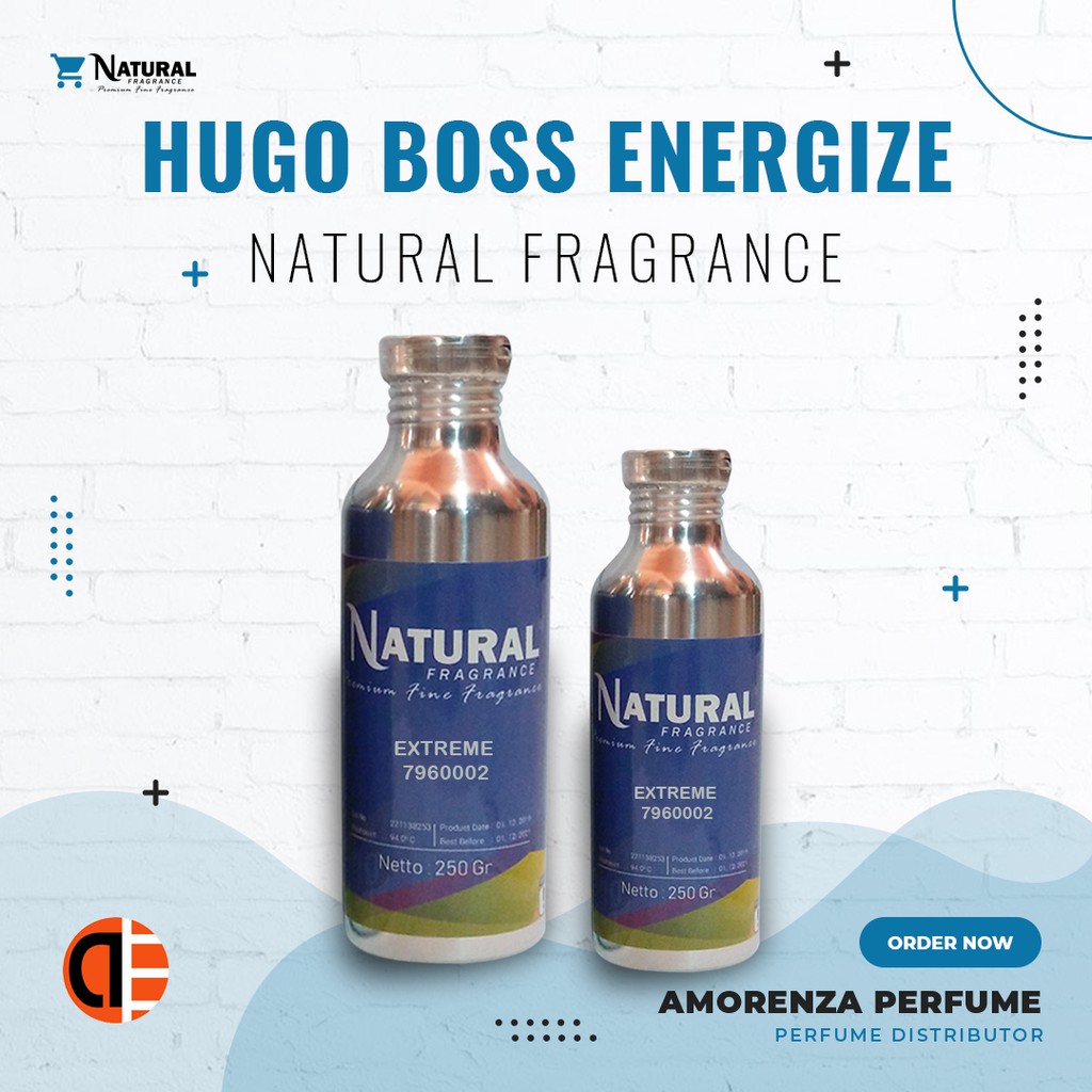 BIBIT PARFUM MURNI HUGO BOSS ENERGIZE - GETIC NATURAL FRAGRANCE 250 ML - 500 ML SEGEL PABRIK