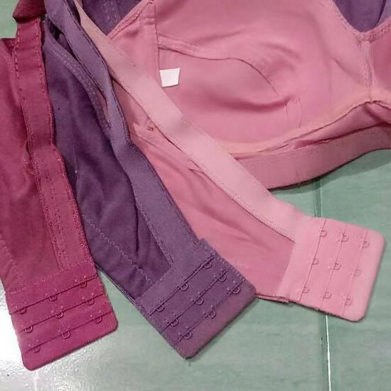 TERMURAH-PROMO Bra BH Wanita Super Jumbo tanpa busa Sport Bra tebal murah adem size 44 & 46 #