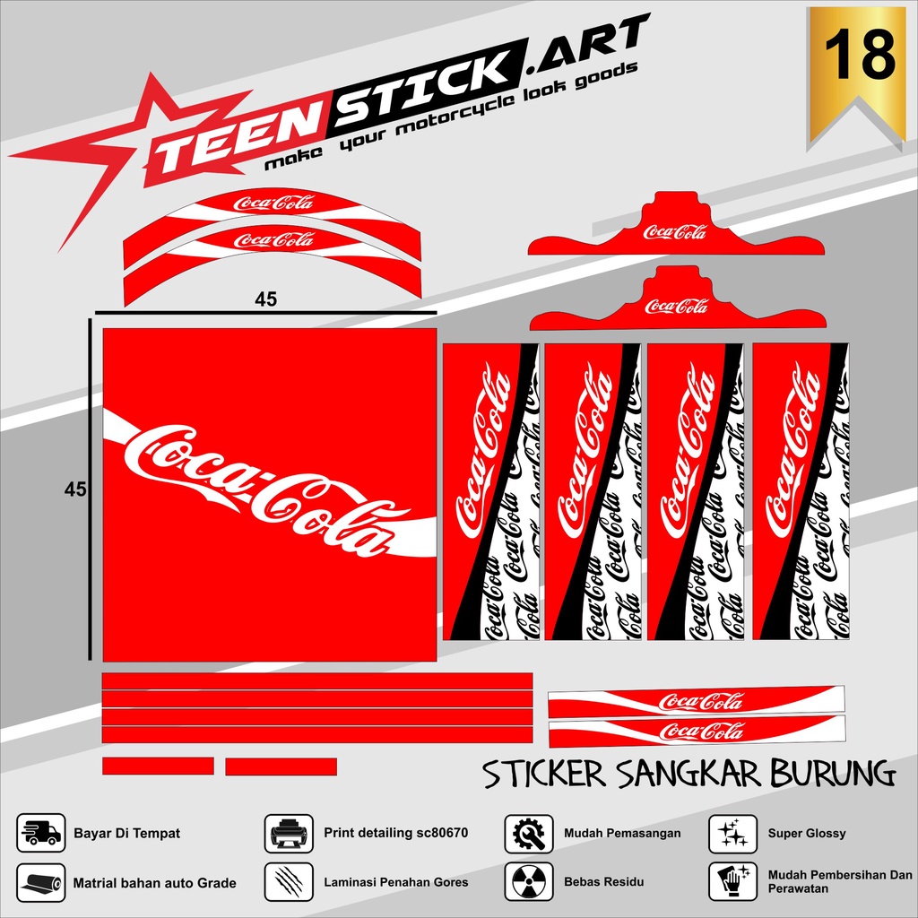 Stiker Decal SANGKAR KOTAK KICAU MANIA Sangkar EBOD JAYA Sangkar ORIQ JAYA Sangkar Kicau MANIA KACER