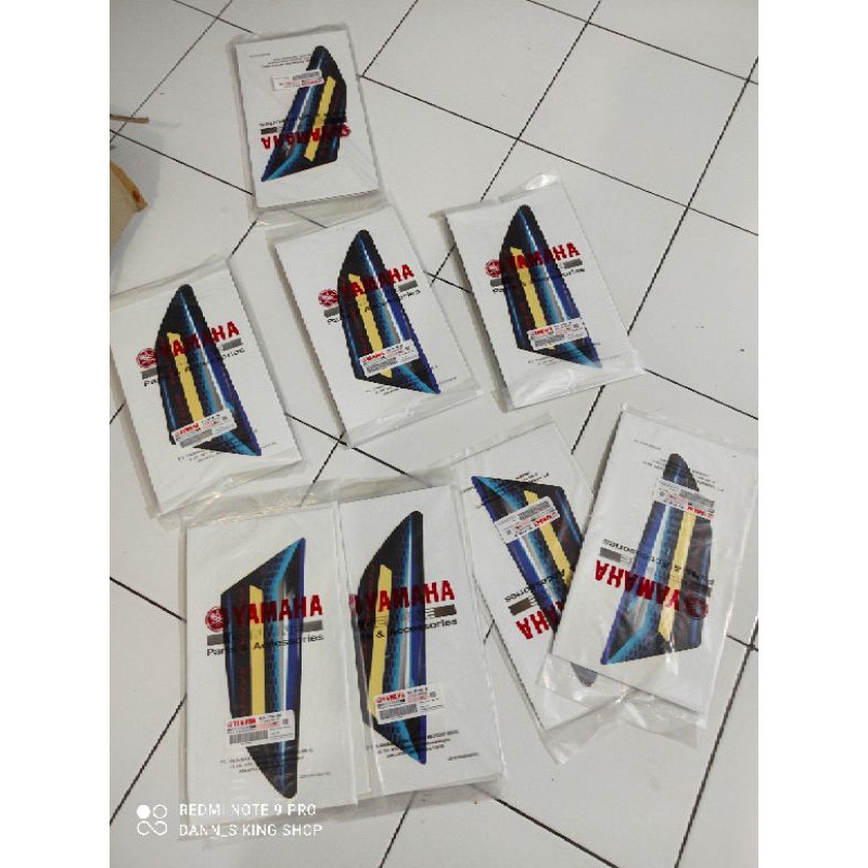 striping sticker list box aki rx king 2007 biru original yamaha