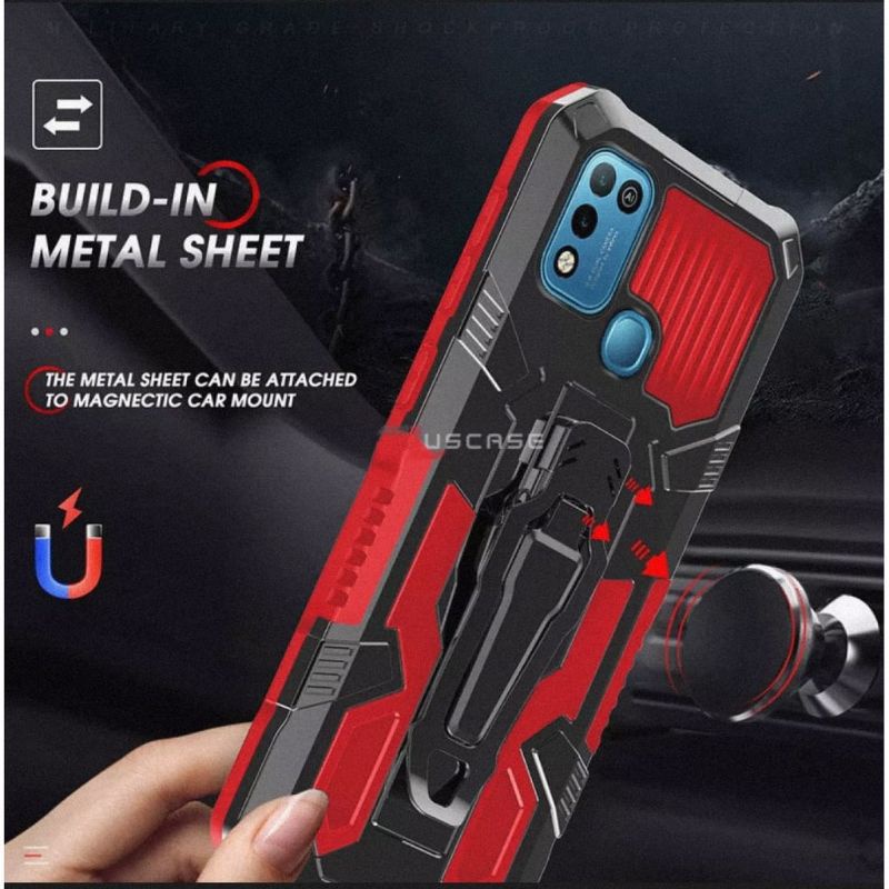 hard case i-crystal case robot infinix hot9play infinix hot10play