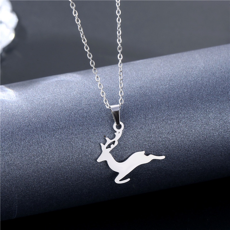 14 kinds of Korean style simple silver stainless steel clavicle chain does not rust men's and women's necklaces for girlfriends and boyfriends best factory wholesale