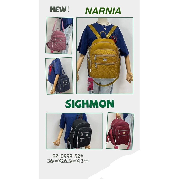 Tas Ransel Sighmon 0999-48 Terbaru Best Seller.!!! Tas Wanita Tas Ransel Wanita Tas Sighmon ORI BISA BAYAR DITEMPAT.!!!!