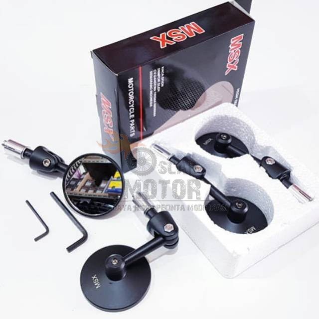 Spion jalu bulat Bar end Kaca Cembung motor nmax aerox xmax pcx vario vixion Vespa mio beat MSX motor